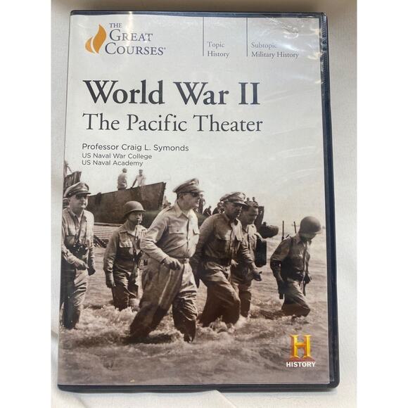 Great Courses World War II Pacific Theater 4 Discs & Guidebook Transcript - Picture 2 of 7